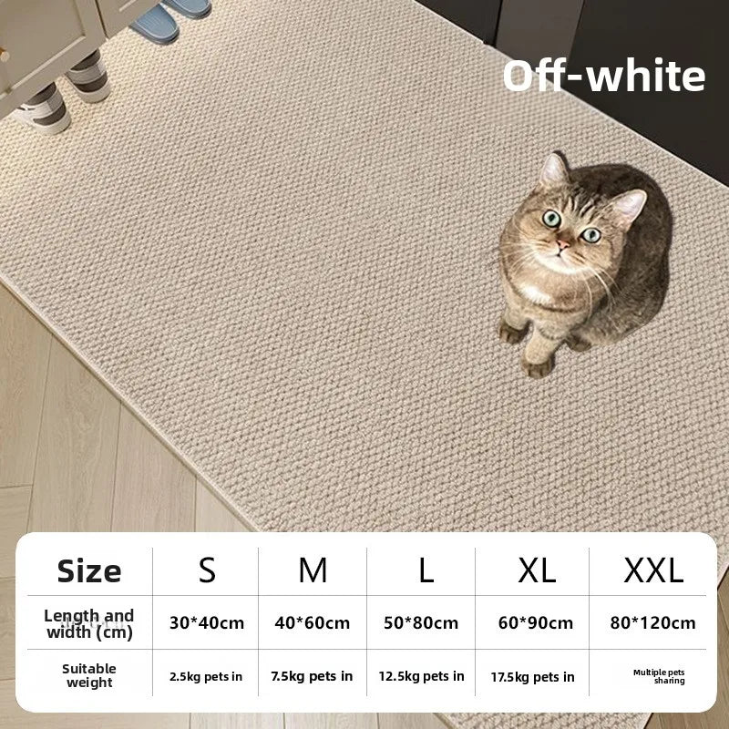 Cat Scratching Mat Sisal Like Wear Resistant Non Slip Stable For All Seasons Grinding Claw cat scratch